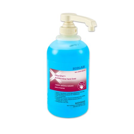Equi-Stat - Antimicrobial Soap Liquid 18.2 oz. Pump Bottle Floral Scent - 6000242