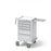 Waterloo Industries Cart Economy 36X23X24-1/2" 4 Casters Ea - ESGKU-33366-LTG