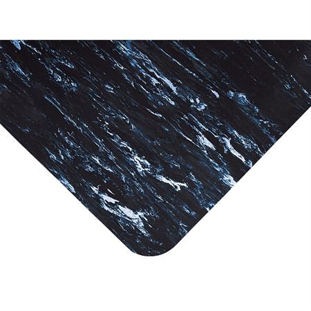 Sof-Tyle Marble Mat - Anti-Fatigue Floor Mat 2 X 3 Foot Marbled Blue Rubber - 14235-BK