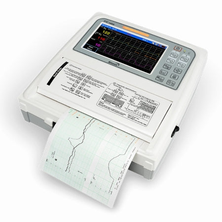 Bionet America - Fetal Monitor 7 Inch TFT Wide LCD Screen, USB Flash Drive, Ultrasound Pulsed Doppler. 72 Hour Storage - FC-1400-B