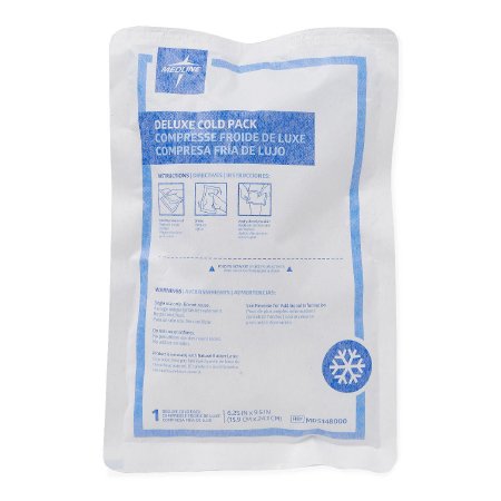 Medline Deluxe - Instant Cold Pack with Cover General Purpose 6-1/4 X 9-1/2 Inch Disposable - Medline - MDS148000