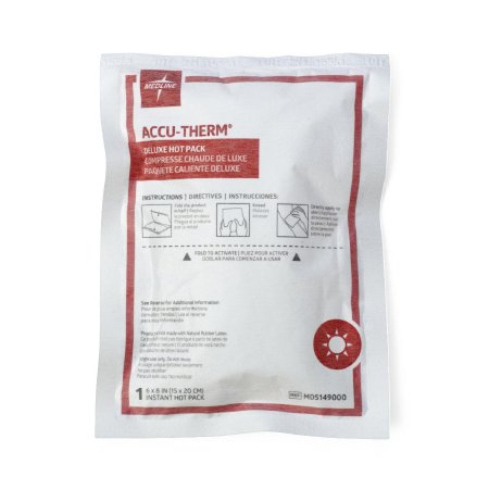 Medline Deluxe - Instant Hot Pack General Purpose Plastic / Nonwoven Lining / Sodium Acetate Disposable - Medline - MDS149000