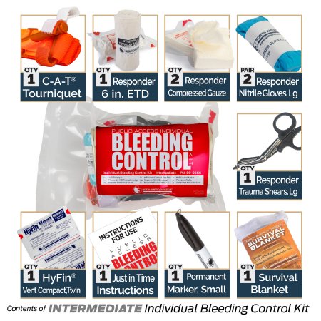 Public Access - Bleeding Control Kit Intermediate - 80-0466