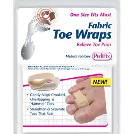 Comfort ToeWraps - Toe Wrap One Size fits Most Hook and Loop Closure Left or Right Foot - P6055