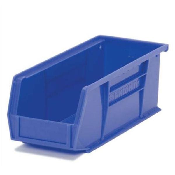 Marketlab Bin Organizer 5-1/2X10-7/8X5" Blue Heavy Duty Polymer With Label Slot Each - 6003-BL