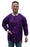 Valumax International ValuMax Extra-Safe Lab Jacket Eggplant Medium Long Sleeves Hip Length - 3630EP