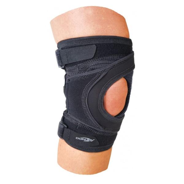 DJO Brace Tru-Pull Lite Adult Knee Black Size Large Left Ea - 11-0261-4