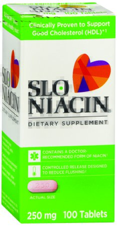 Magna Pharmaceutical Slo-Niacin Dietary Supplement SLO-NIACIN 250 mg Strength Tablet 100 per Bottle - 71279025010