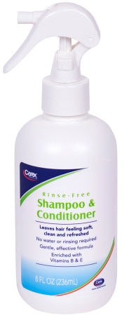Apex-Carex Healthcare Carex Rinse-Free Shampoo and Conditioner 8 oz. Pump Bottle Scented - FGP40300 0000