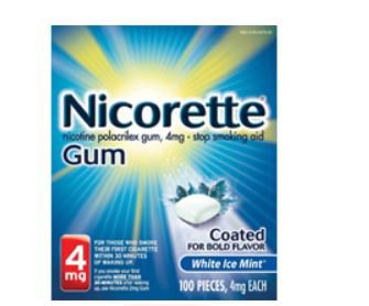 Nicorette - Stop Smoking Aid 4 mg Strength Gum - 00135047502