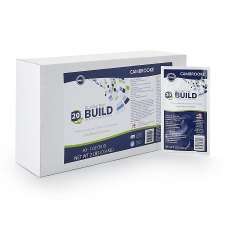 Glytactin BUILD 20 / 20 - PKU Oral Supplement Neutral Flavor 1.2 oz. Individual Packet Powder - 35311