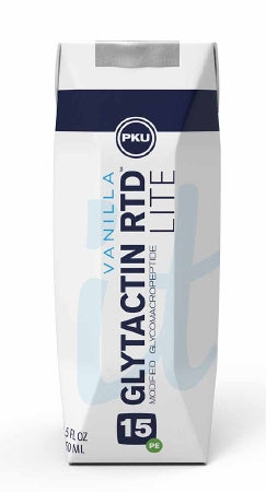 Cambrooke Therapeutics Glytactin RTD Lite PKU Oral Supplement Vanilla Flavor 8.5 oz. Carton Ready to Use - 35184