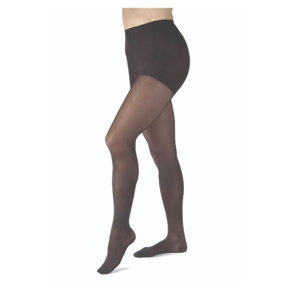 BSN Medical Pantyhose Compression Ultrasheer Waist High Closed Toe Medium Classic Black Pr - 121516
