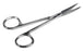 Medline - Iris Scissors 4-1/2 Inch Length Floor Grade Stainless Steel Sterile Finger Ring Handle Straight Sharp Tip / Sharp Tip - DYND04025