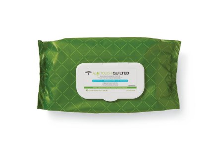 Medline - Personal Wipe Soft Pack Water / 1,2-Propanediol / Aloe Unscented 48 Count - MSC263625