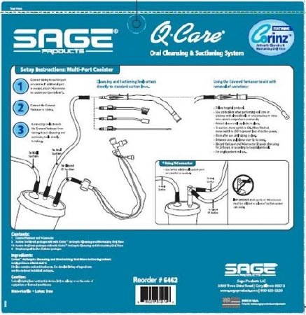 Q•Care - Oral Suctioning and Cleansing Kit with Corinz NonSterile - 6462