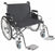 Drive Medical Sentra EC Bariatric Wheelchair Desk Length Arm Padded, Removable Arm Style Spoke Wheel Black 28 Inch Seat Width 700 lbs. Weight Capacity - STD28ECDDA-ELR