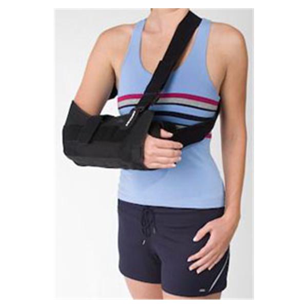 DJO Immobilizer Sling Aircast Adult Arm Mesh 10+" Black Size Large Right Ea - 06GL