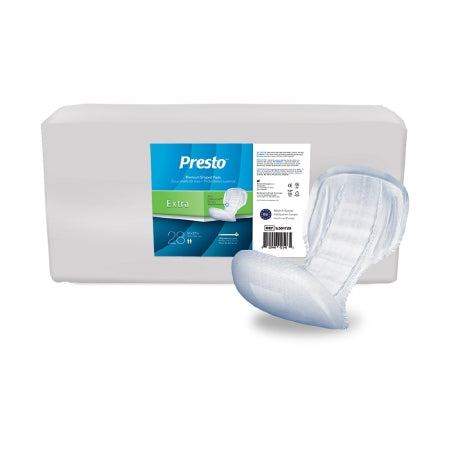 Presto Absorbent Presto Extra Bladder Control Pad 27 Inch Length Moderate Absorbency One Size Fits Most Unisex Disposable - ILS61720