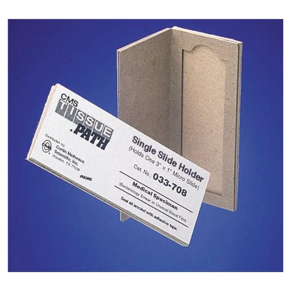 Fisher Scientific Co. Fisherbrand Microscope Slide Storage Folder Brown 1 Position 95X42X5Mm 525/Ca - 1258723