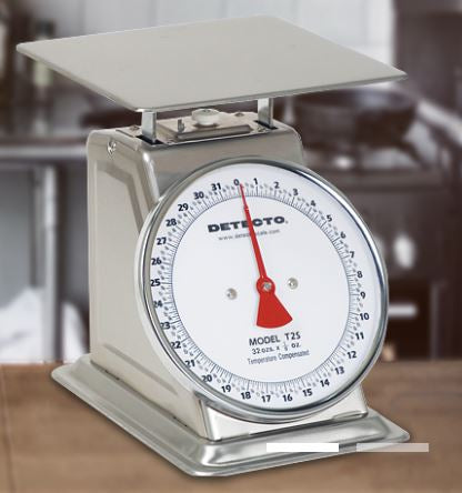 Detecto Scale T Series Food / Lab Scale Dial 50 Gram White Mechanical - T-10