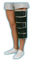 Medical Specialties - Knee Immobilizer One Size Fits Most Up to 33-1/4 Inch Thigh Circumference 24 Inch Length Left or Right Knee - 223680