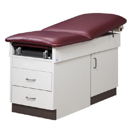 Clinton Industries TABLE, EXAM FAMILY PRACTICE DARK CHERRY/COUNTRY MIST - 8870-1DC-3C
