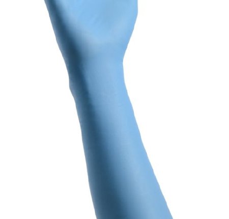 Cardinal Health Decontamination - Exam Glove Small NonSterile Nitrile Extended Cuff Length Fully Textured Blue Chemo Tested - 88NDS