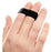 Alimed 3pp Buddy Loop Finger Splint Nylon/ Lycra / Foam Finger Black - 51886