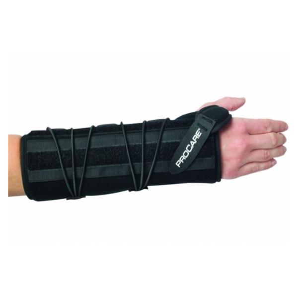 DJO Brace Procare Quick-Fit Adult Wrist/Forearm Flt/Nyl Blk Sz 10 Osfa Rt/Univ Ea - 79-87500