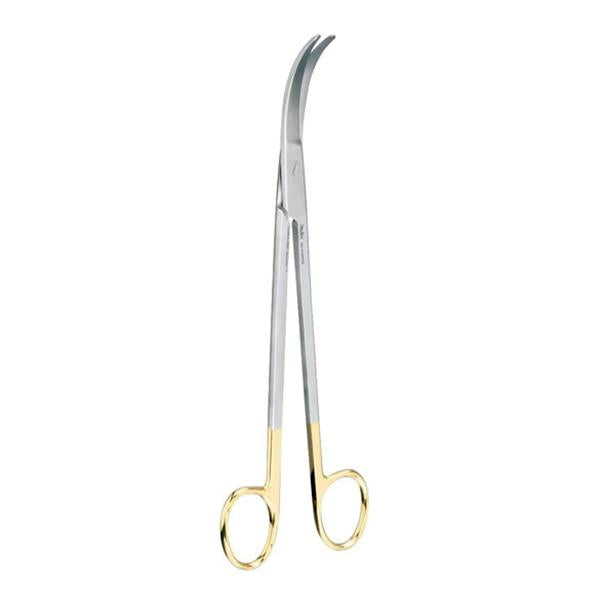 Miltex-Integra Scissors Hysterectomy 9" Full Curve Tungsten Carbide Ea - 30-2103TC