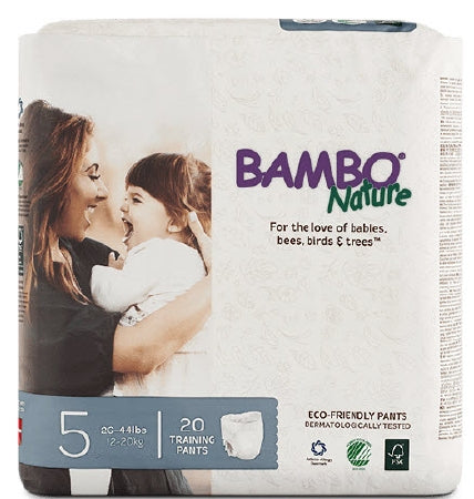 Abena North America Bambo Nature Toddler Training Pants Size 5 Disposable - 310178