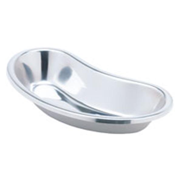 Miltex-Integra Basin Emesis 10Oz Stainless Steel Kidney 3-3/4X7-7/8" Silver Each - 3-918