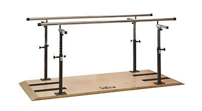 Fabrication Enterprises CanDo Parallel Bar Stainless Steel Adjustable Handrails 84 X 26 X 18 Inch - 15-4239