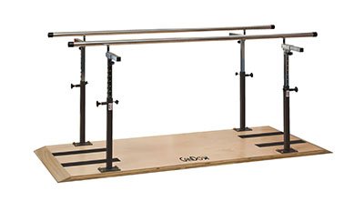 CanDo - Parallel Bars Stainless Steel Adjustable Handrails 120 X 26 X 18 Inch - 15-4240