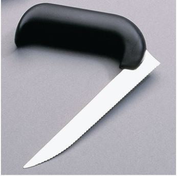 Patterson Medical Supply Knife Angled Black Handle Stainless Steel - 81500792