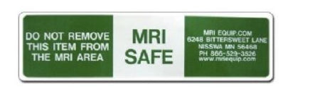 MRIequip.com LLC Pre-Printed Label Laboratory Use MRI Safe Green 1-1/2 X 6 Inch - T1084