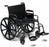 Graham-Field Traveler HD Bariatric Wheelchair Heavy Duty Full Length Arm Removable Arm Style Mag Wheel Black 20 Inch Seat Width 500 lbs. Weight Capacity - 3G010350