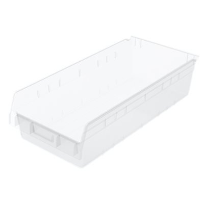 ShelfMax - Storage Bin Clear Plastic 6 X 11-1/8 X 23-5/8 Inch - 30014SCLAR