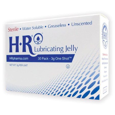 HR One Shot - Lubricating Jelly 3 Gram Individual Packet Sterile - 208