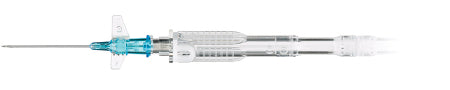 SuperCath 5 - Peripheral IV Catheter 22 Gauge 1 Inch Sliding Safety Needle - SP20101