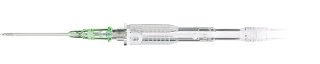 ICU Medical SuperCath 5 Peripheral IV Catheter 18 Gauge 1-1/4 Inch Sliding Safety Needle - SP20401