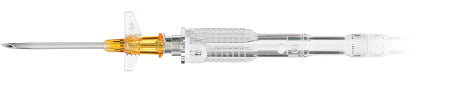ICU Medical SuperCath 5 Peripheral IV Catheter 14 Gauge 1-1/4 Inch Sliding Safety Needle - SP21201