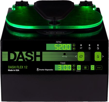 DASH - Centrifuge 12 Place Horizontal Rotor 5,200 RPM Max Speed, 4,000xG Max RCF - 00-183-009-000