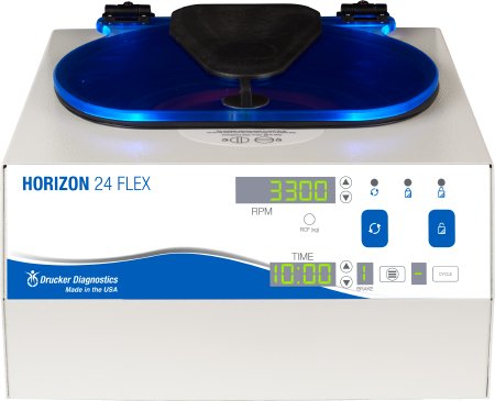 Drucker Horizon Series Centrifuge 24 Tubes Horizontal Rotor 3,400 RPM Max Speed, 2,000xG Max RCF - 00-284-009-000