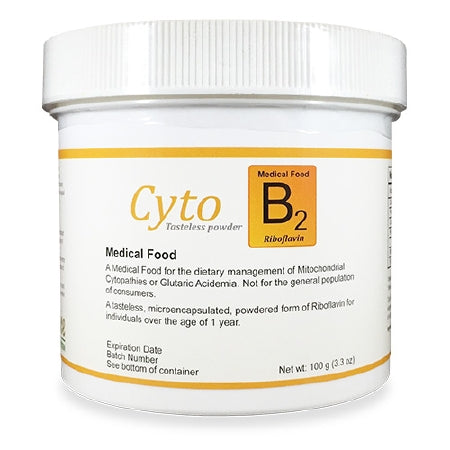 Solace Nutrition Cyto B2 Oral Supplement Unflavored 100 Gram Jar Powder - 1205