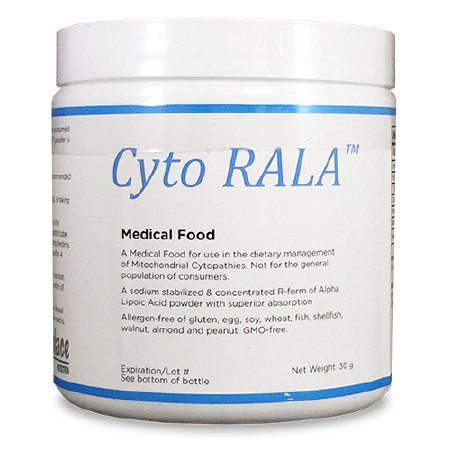 Cyto RALA - Mitochondrial Cytopathies Oral Supplement / Tube Feeding Formula Unflavored 30 Gram Jar Powder - 1209