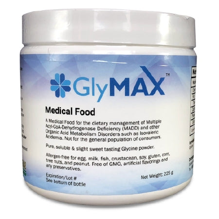 Solace Nutrition GlyMAX Metabolic Oral Supplement Unflavored 225 Gram Jar Powder - 4003