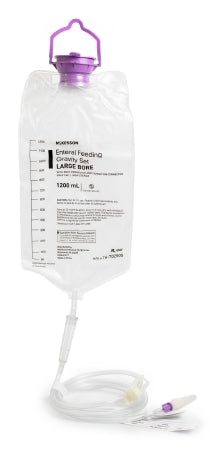 McKesson McKesson Gravity Feeding Bag Set 1200 mL - 16-702505