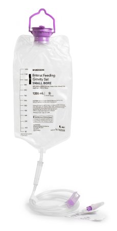 McKesson McKesson Gravity Feeding Bag Set 1200 mL - 16-702505
